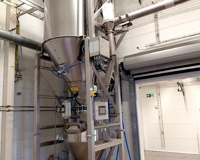 Jauhetekniikka Oy powder receiving station Jauhetekniikka Oy