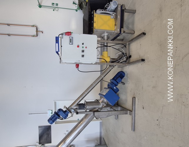 Stainless Steel Tank With Powder Feed Konepankki