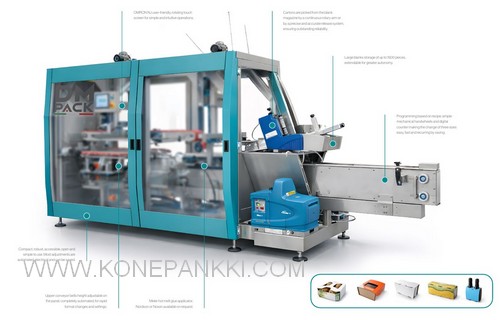 Automaattinen DM Pack ICE 400 kartonki käärekone